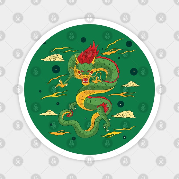 Chinese Dragon Magnet by Mako Design 